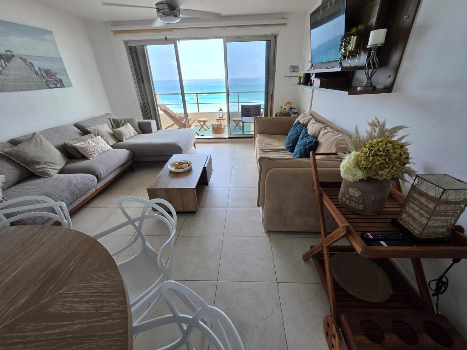 Perfect Vacation Getaway,Ocean View,Wifi, Beach Cancún Eksteriør billede