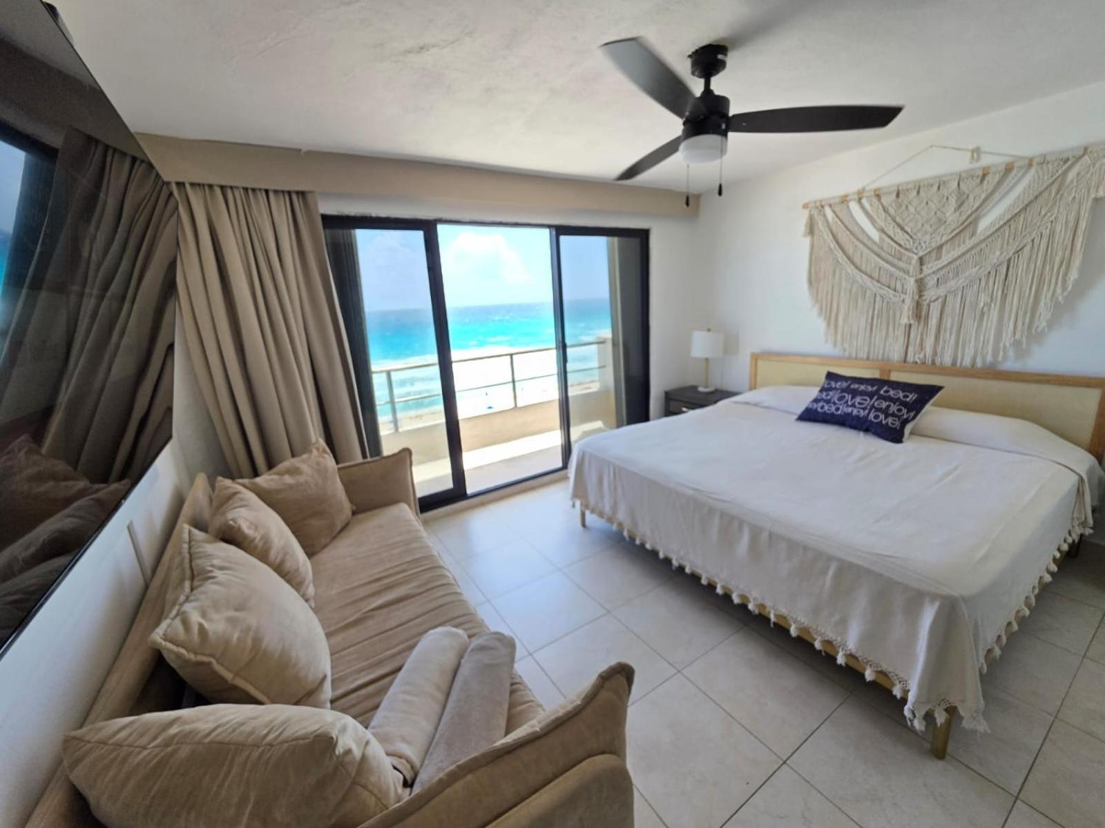 Perfect Vacation Getaway,Ocean View,Wifi, Beach Cancún Eksteriør billede